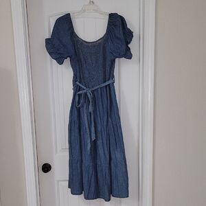 SHEIN Blue Maxi Dress